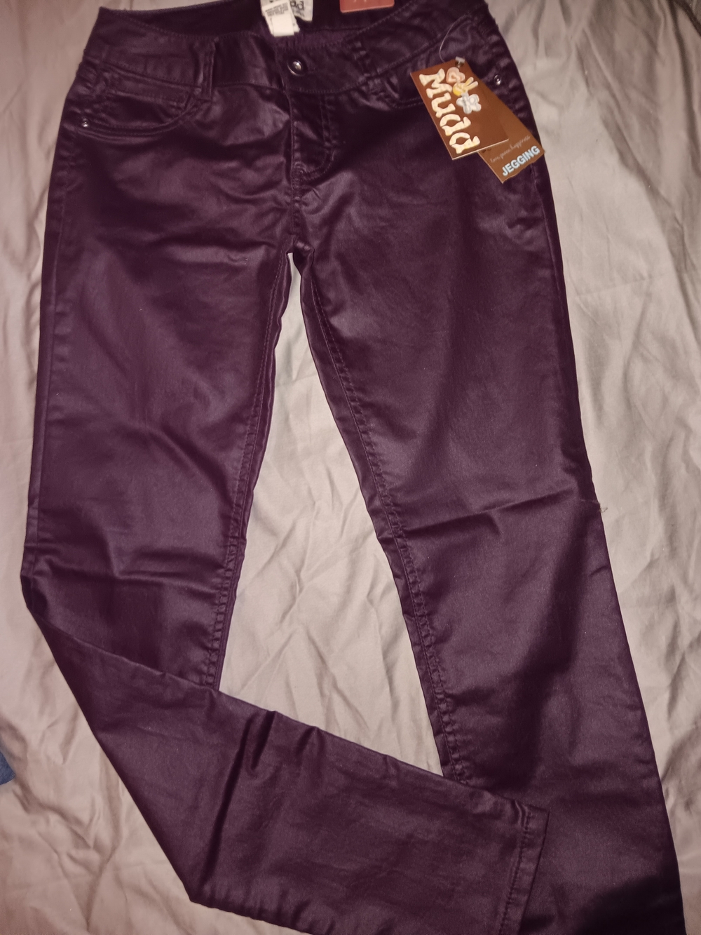 Mudd Egyptn Red Coated Jeggings